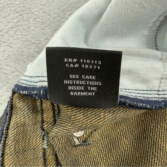 Rock & Republic Women's Sz 30x30 Distressed Five Pocket Denim Jeans Embroidered - Picture 6 of 14